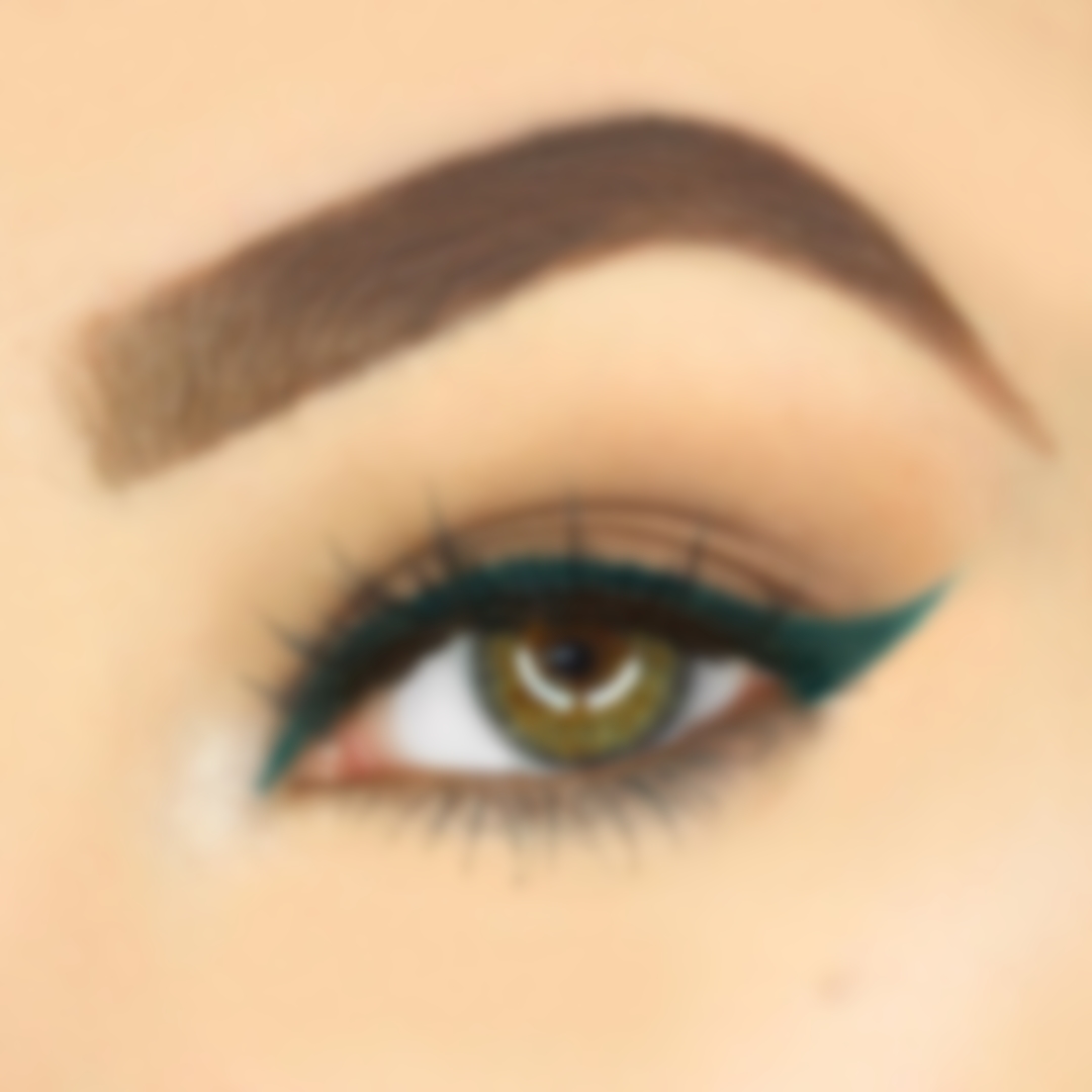 Новогодний макияж на зеленые глаза