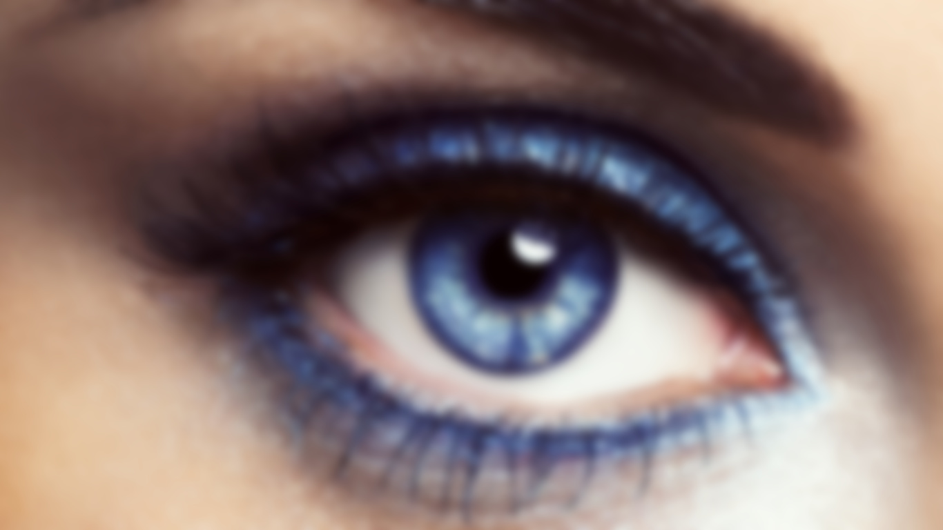 Новогодний макияж на голубые глаза