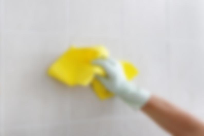 Отмыть желтизну с плитки