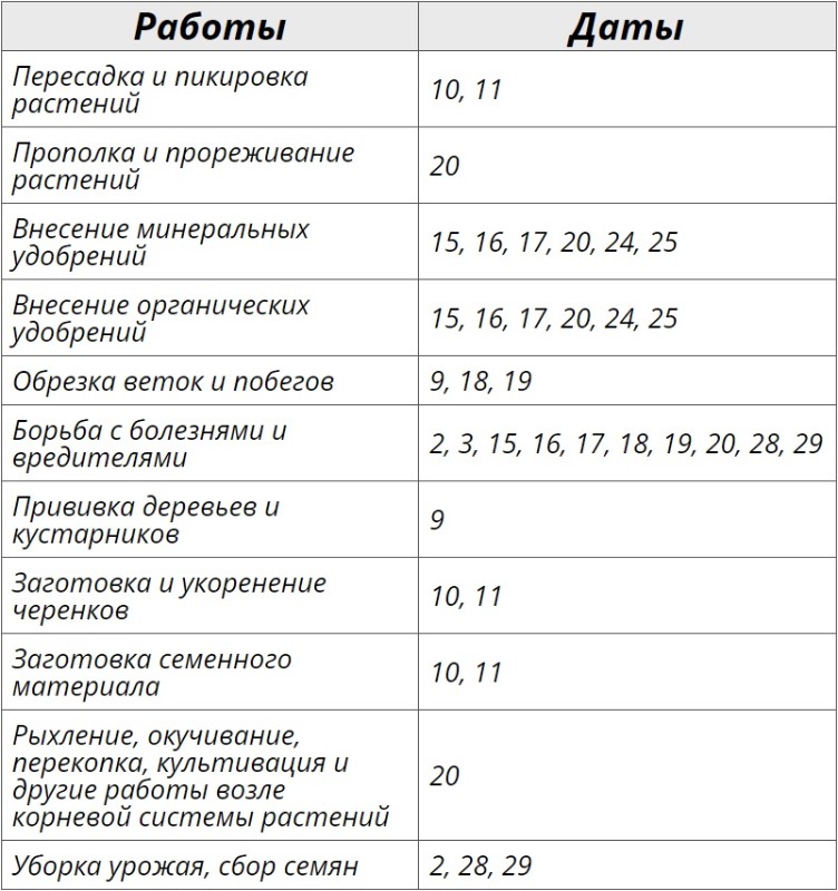 Благоприятные дни для огородных работ по лунному календарю на июль 2024 – Kleo.ru