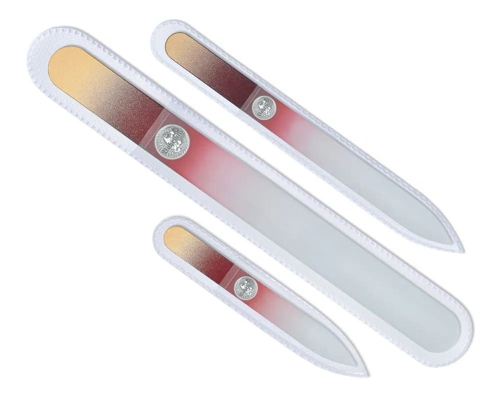 Фото: архивы пресс-службы HAND MADE Bohemia CZECH CRYSTAL. Пилка для ногтей стеклянная двухсторонняя, набор