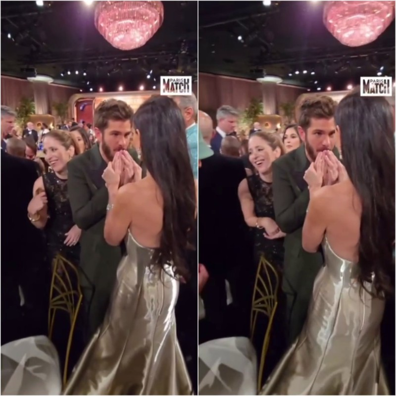 Эндрю Гарфилд и Деми Мур. Фото: соцсети