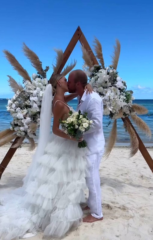 Мария Погребняк и Игорь Головинский. Фото: соцсети / @Mariapogas