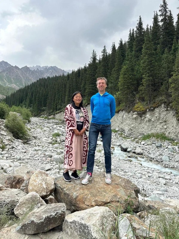 Татьяна Ким и Владислав Бакальчук. Фото: Telegram / @WBakalchuk