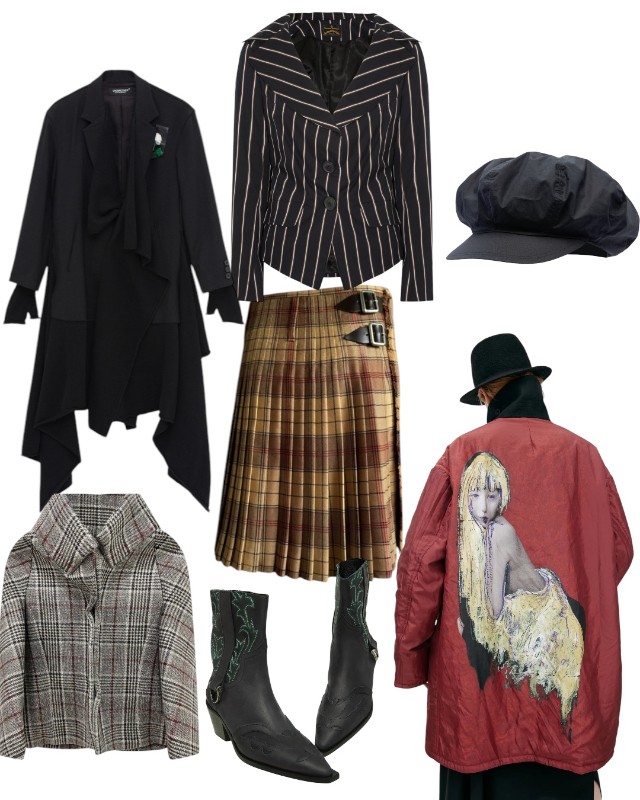 Фото: архив брендов Takayuki, Yamamoto, Undercover, Vivienne Westwood, CDG/oskelly.ru, sv77.com,peakstore.ru