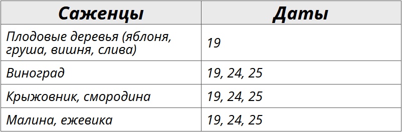 Лунный посевной календарь на апрель 2025 года для кустарников и деревьев