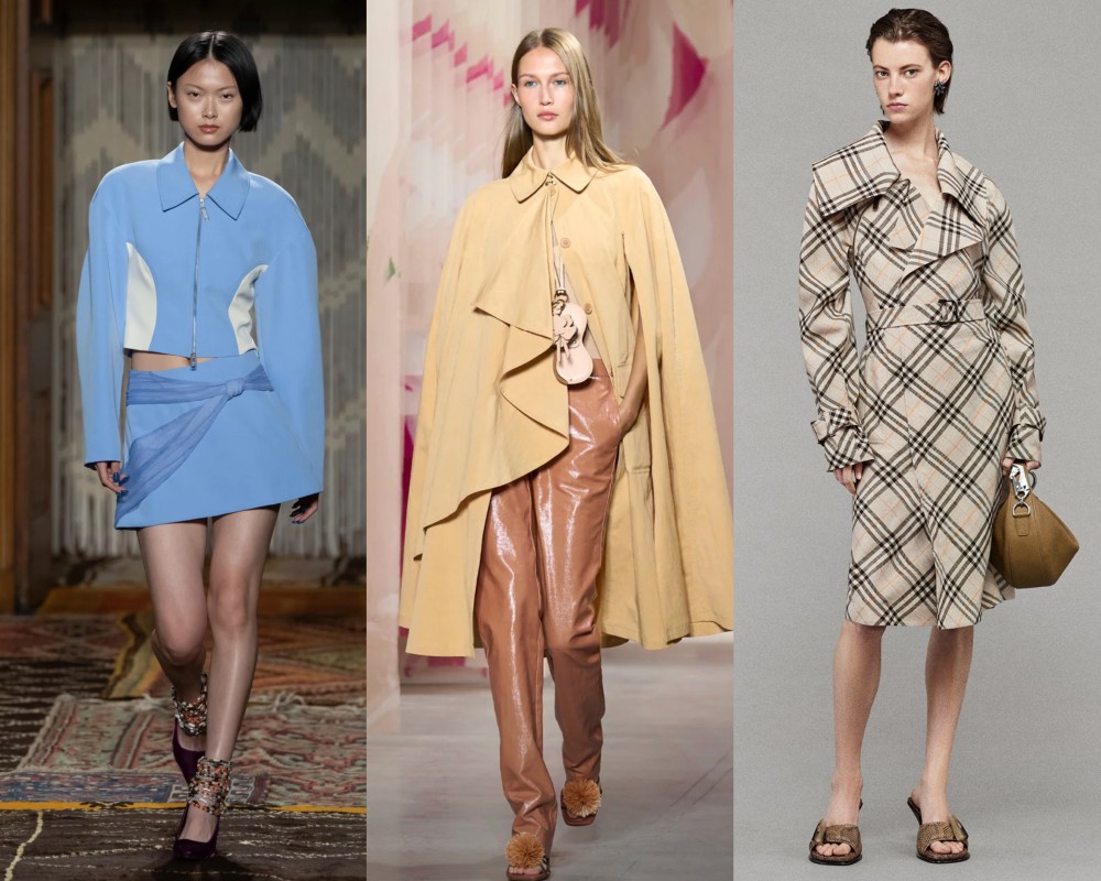 Фото: архив брендов Burberry, Ahluwalia, Ulla Johnson/ burberry.com, ahluwalia.world, ullajohnson.com