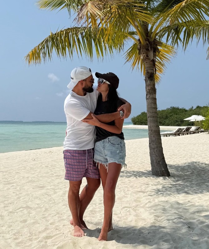 Ксения Бородина и Николай Сердюков. Фото: соцсети/@borodylia