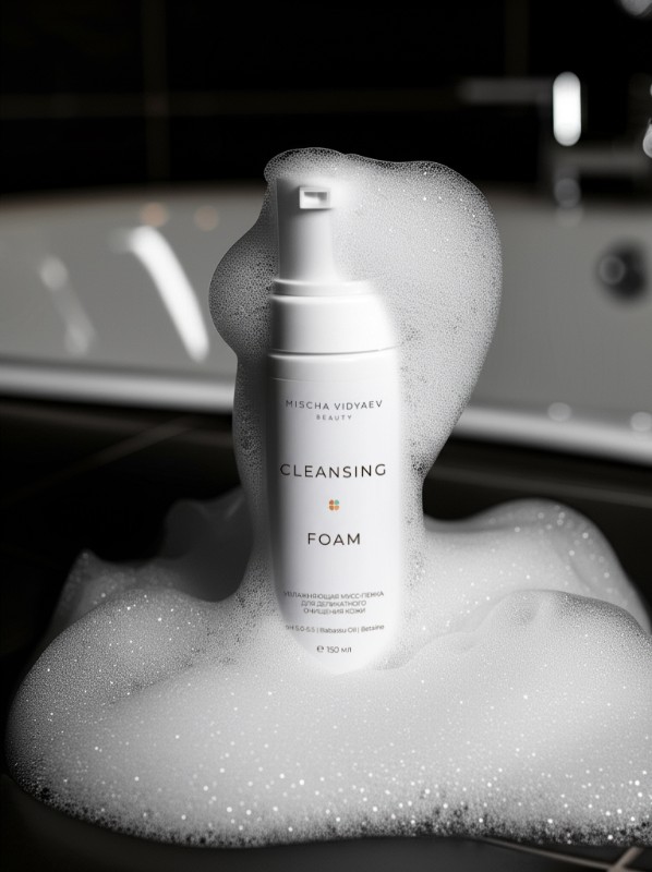 Увлажняющая мусс-пенка для деликатного очищения кожи, Mischa Vidyaev. Фото: пресс-служба