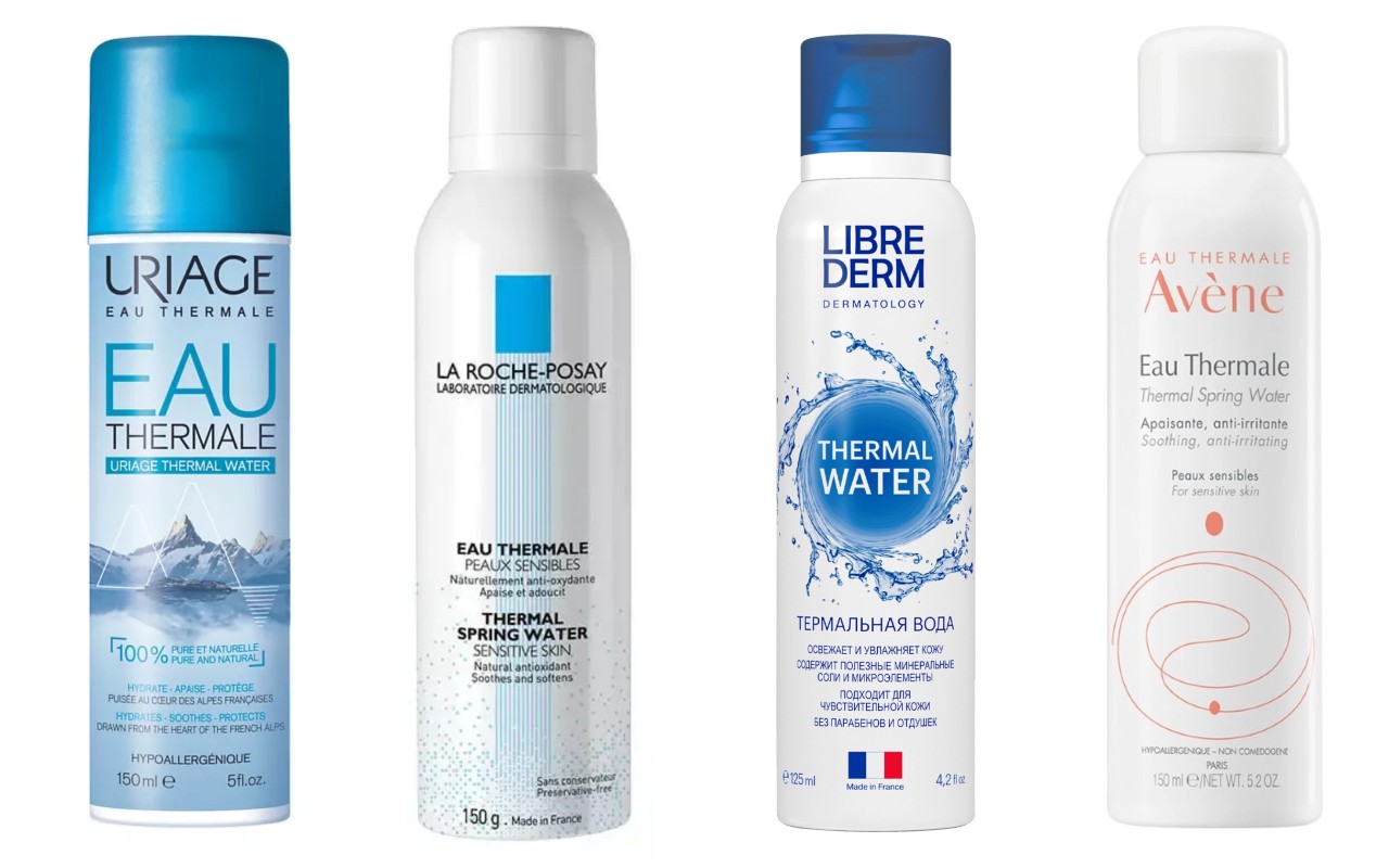 Фото: архивы пресс-служб. Термальная вода Urjage; Термальная вода La Roche-Posay; Термальная вода Librederm; Термальная вода Avene