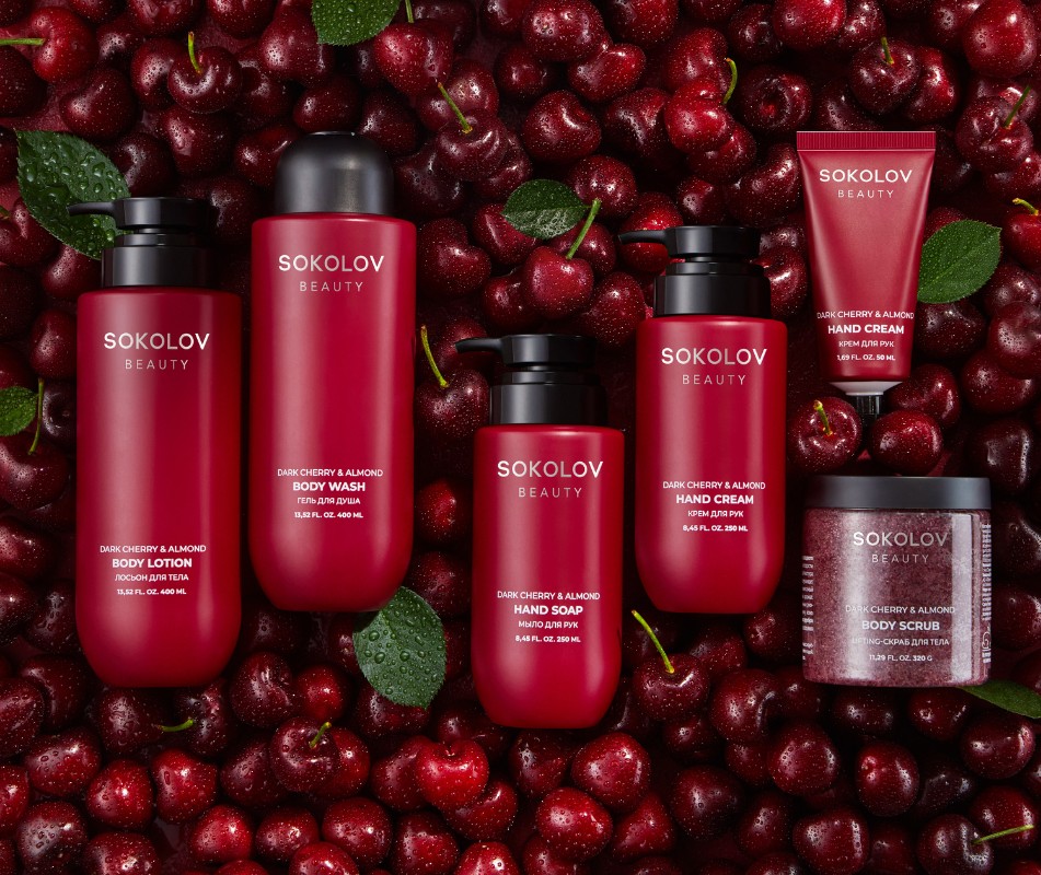 Фото: архивы пресс-службы Sokolov Beauty. Коллекция для тела Dark Cherry & Almond