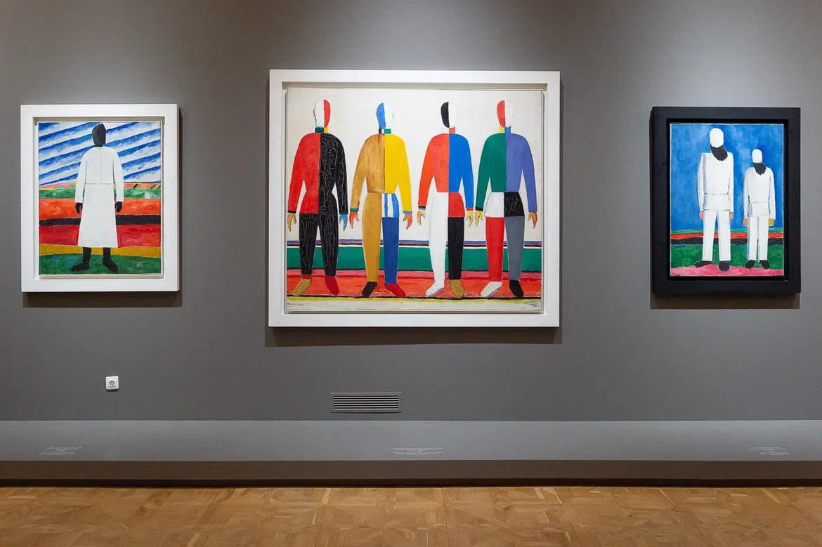 Фрагмент экспозиции на выставке &#34;Наш авангард&#34;. Фото предоставлено пресс-службой Государственного Русского музея