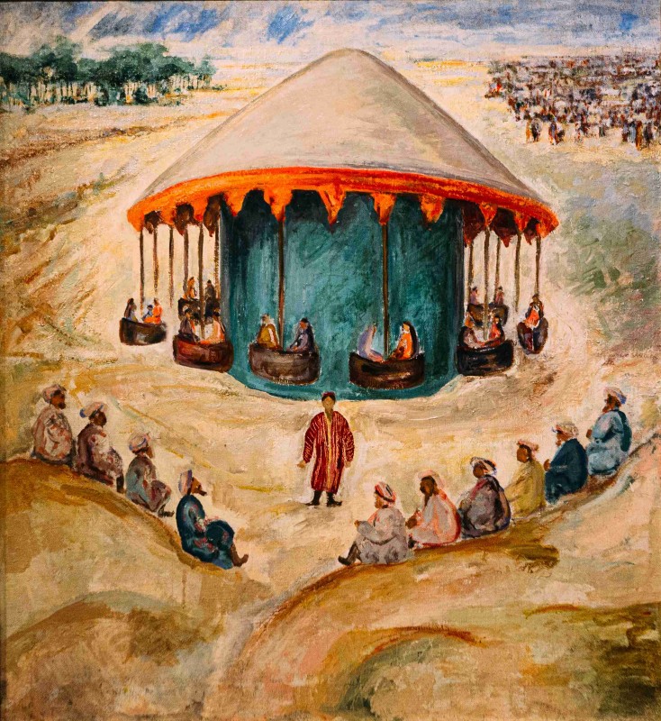 Ольга Соколова. &#34;Карусель под Самаркандом&#34; (1935). Из собрания Музея &#34;Новый Иерусалим&#34;. Фото предоставлено пресс-службой Музея