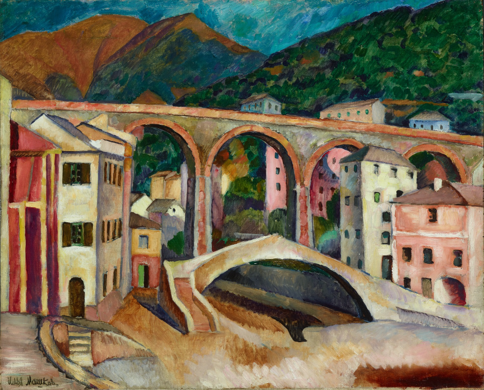 Илья Машков. &#34;Италия. Нерви. Пейзаж с акведуком&#34; (1913). Из собрания ГТГ