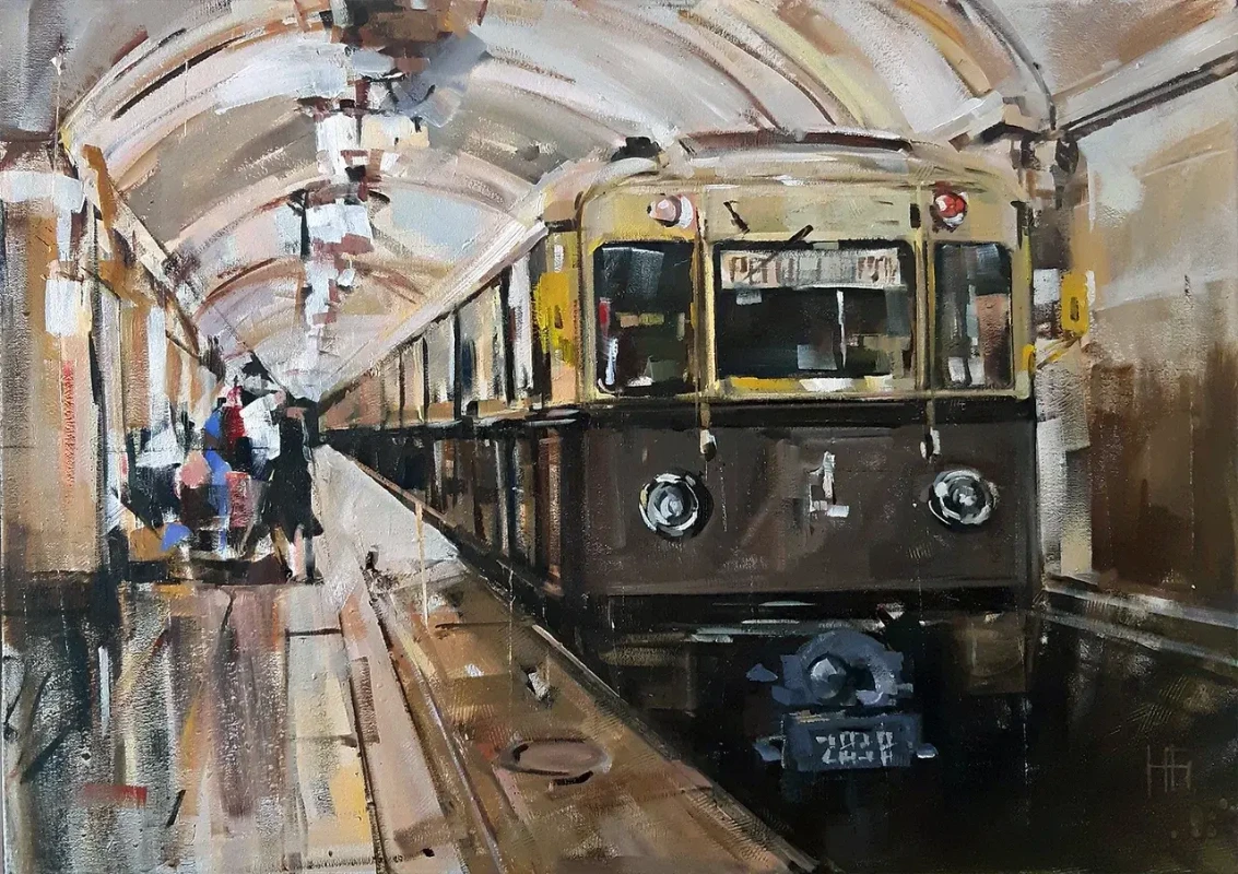 Фрагмент экспозиции коллективной выставки &#34;Поезд идет в Парк&#34; (6+), Галерея &#34;Парк&#34;. Фото предоставлено пресс-службой &#34;ВЗ Москвы&#34;