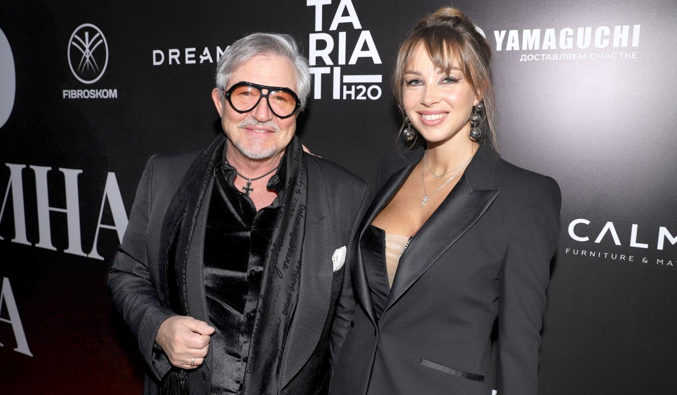 Дмитрий Дибров с женой Полиной. Фото: www.legion-media.com