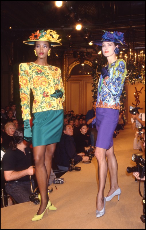 Показ Ив Сен Лоран, весна-лето 1988. Фото: / www.legion-media.com