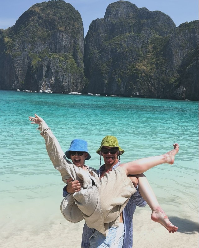 Слава Копейкин и Яна Енжаева. Фото: соцсети/@slava.kopeykin