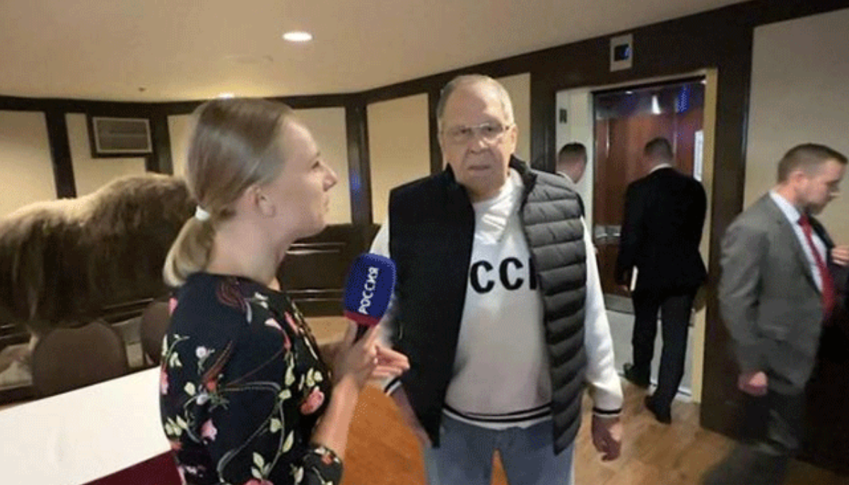 Сергей Лавров на Аляске. Кадр: телеканал &#34;Россия 1&#34;