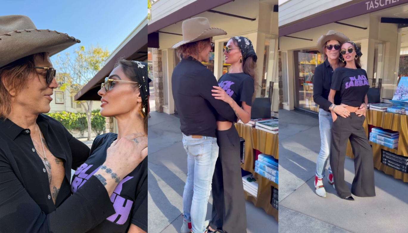 Микки Рурк и Алена Водонаева. Фото: соцсети / @alenavodonaeva