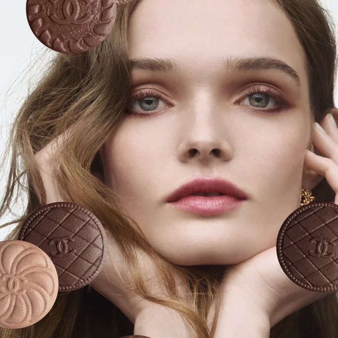 Фото: архивы пресс-службы Chanel. Макияж с палеткой теней из осенней коллекции 219 – Boutons Couture