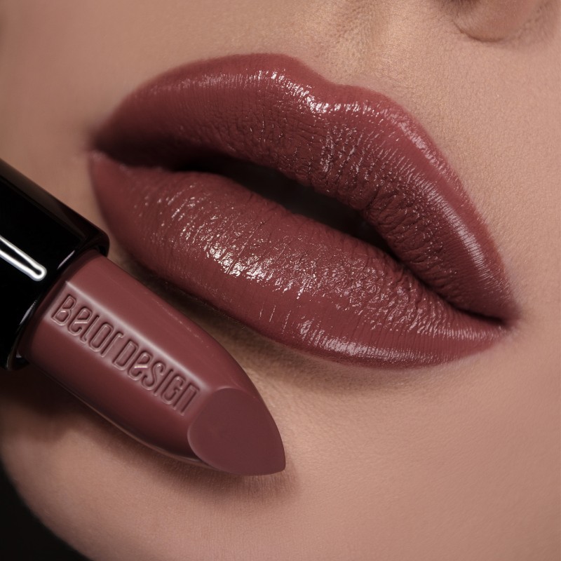 Фото: архивы пресс-службы BE COLOR. Помада для губ, тон 135 темный шоколад