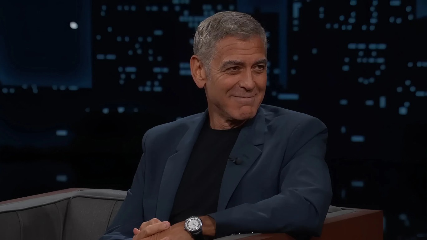 Джордж Клуни. Фото: YouTube / @JimmyKimmelLive