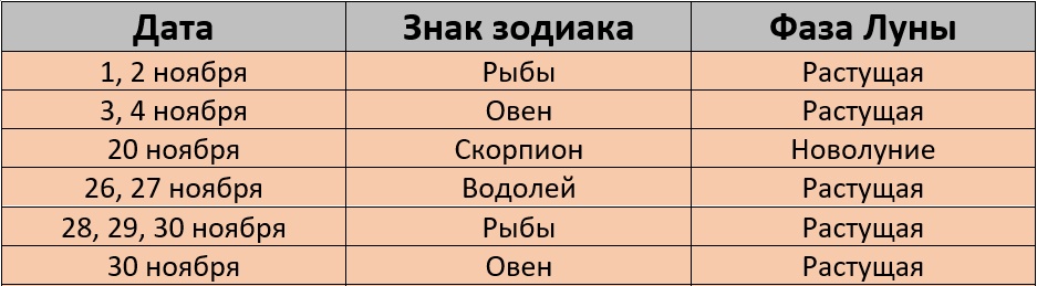 Неблагоприятные дни для стрижки по лунному календарю на ноябрь 2025 года