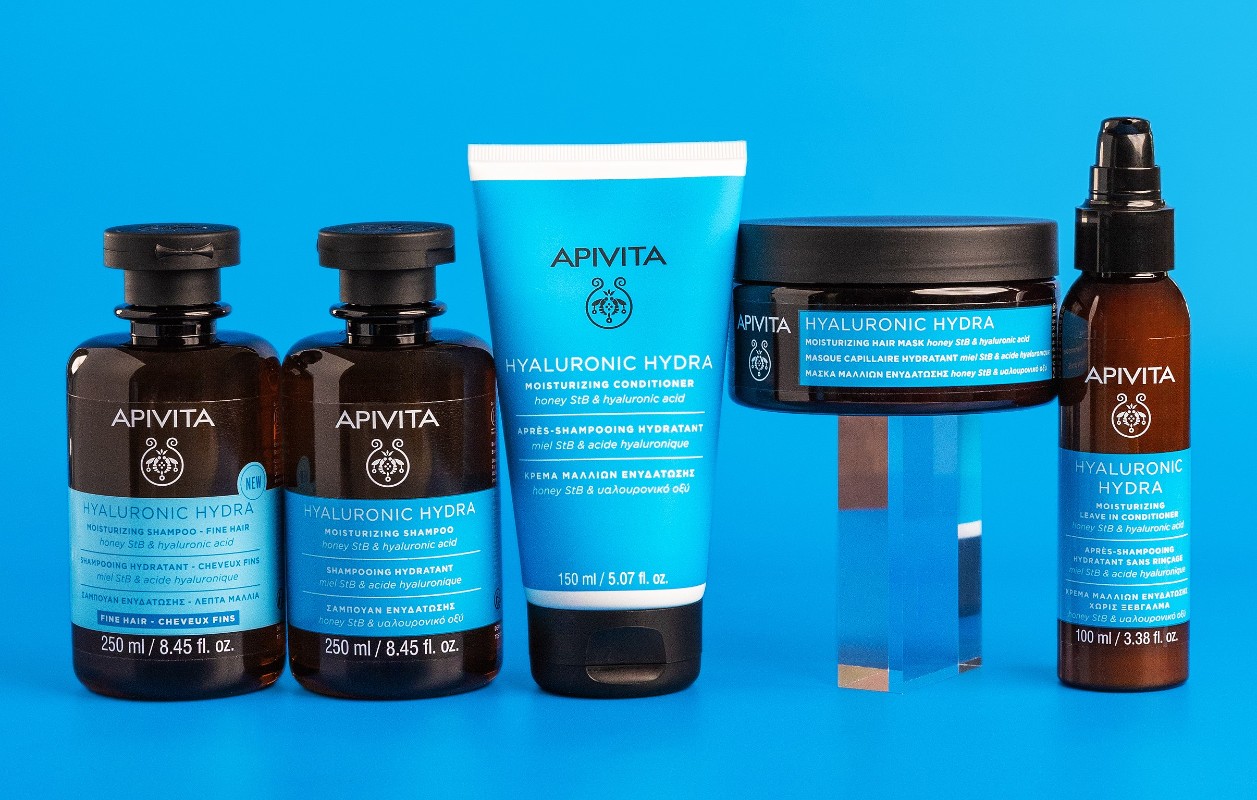 Фото: архивы пресс-службы Apivita. Гамма с гиалуроновой кислотой