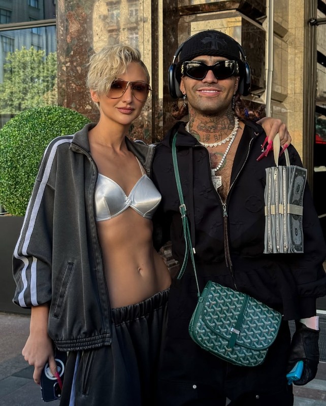 Марго Овсянникова и  Lil Pump. Фото: соцсети/@mmmargaaret