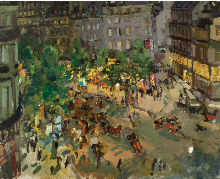 "Париж 14-го июля" Константина Коровина. Первая половина 1900-х. Из собрания ГТГ