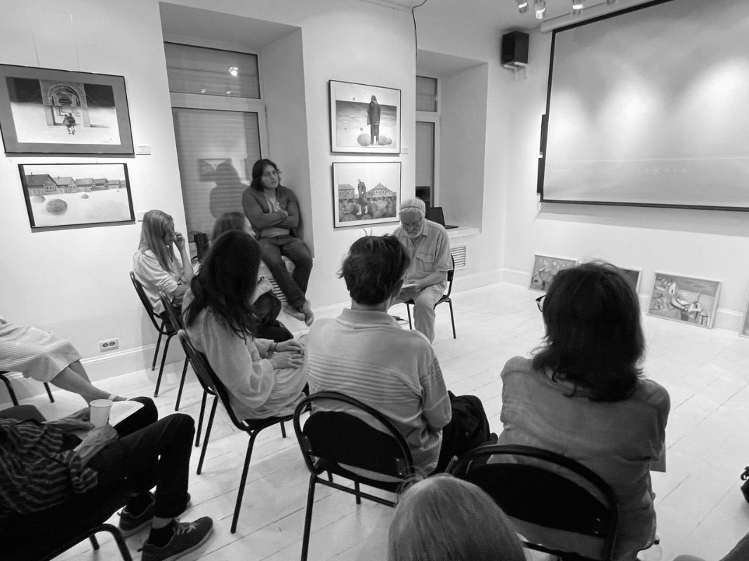 Фото с обсуждения фильма. Предоставлено пресс-службой Artarea Doc