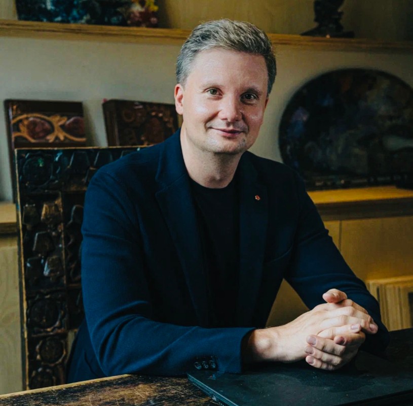 Основатель и руководитель музейного центра "Масловка. Городок художников" Василий Демин. Фото из личного архива Василия Демина