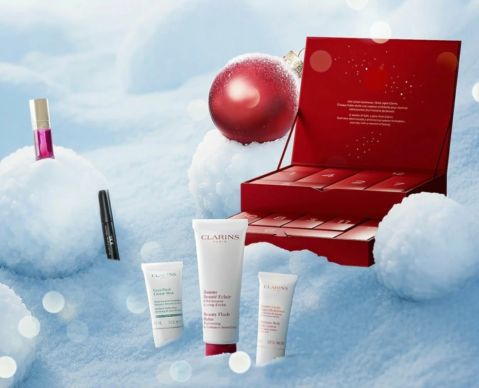 Фото: архивы пресс-службы Clarins.  Адвент-календарь 12 BOXES HOLIDAY 
