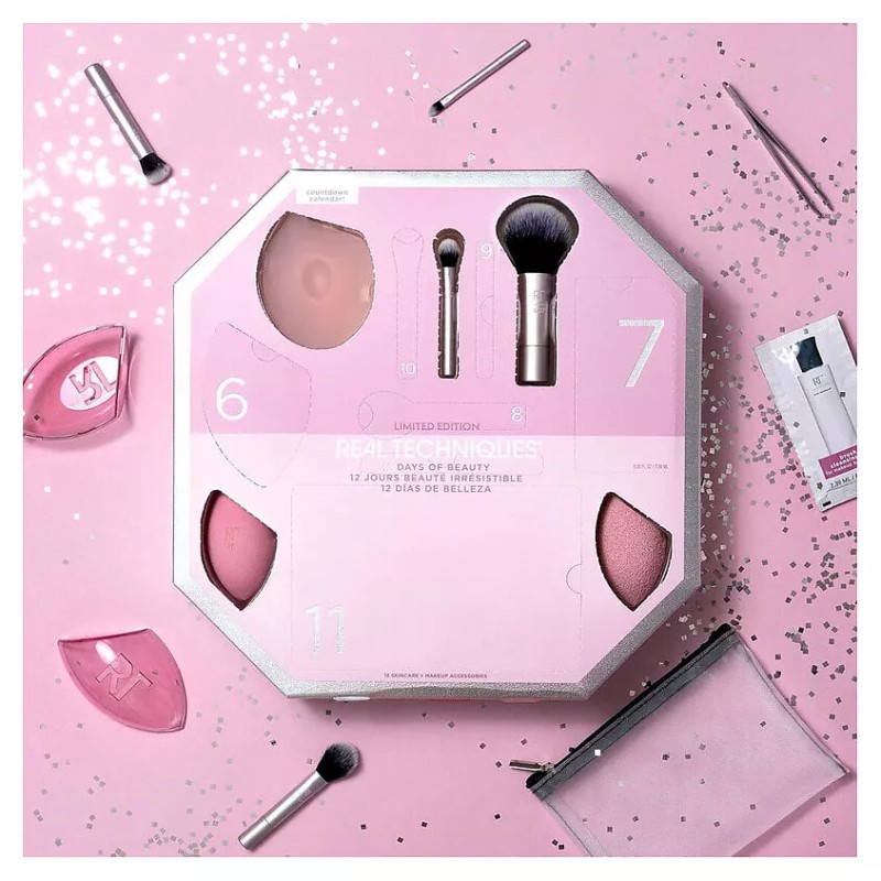 Фото: архивы пресс-службы REAL TECHNIQUES. Адвент-календарь 12 Days of Beauty