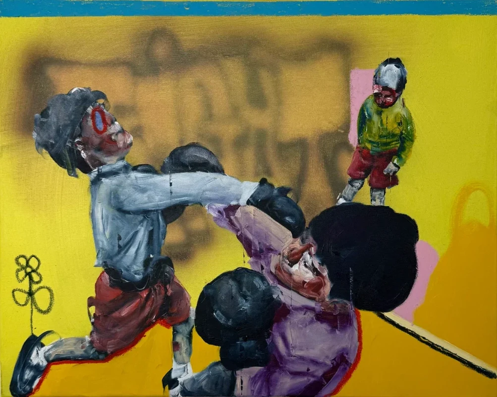 Фрагмент экспозиции выставки TRUUE STORY художника TRUUE на территории &#34;Дизайн-завода&#34;. Фото предоставлено пресс-службой &#34;Стрит-арт хранения&#34;