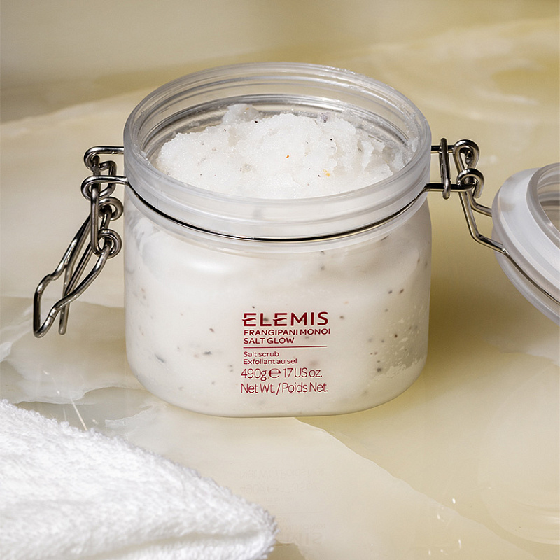Фото: архивы пресс-службы Elemis. Солевой скраб для тела Франжипани-Монои