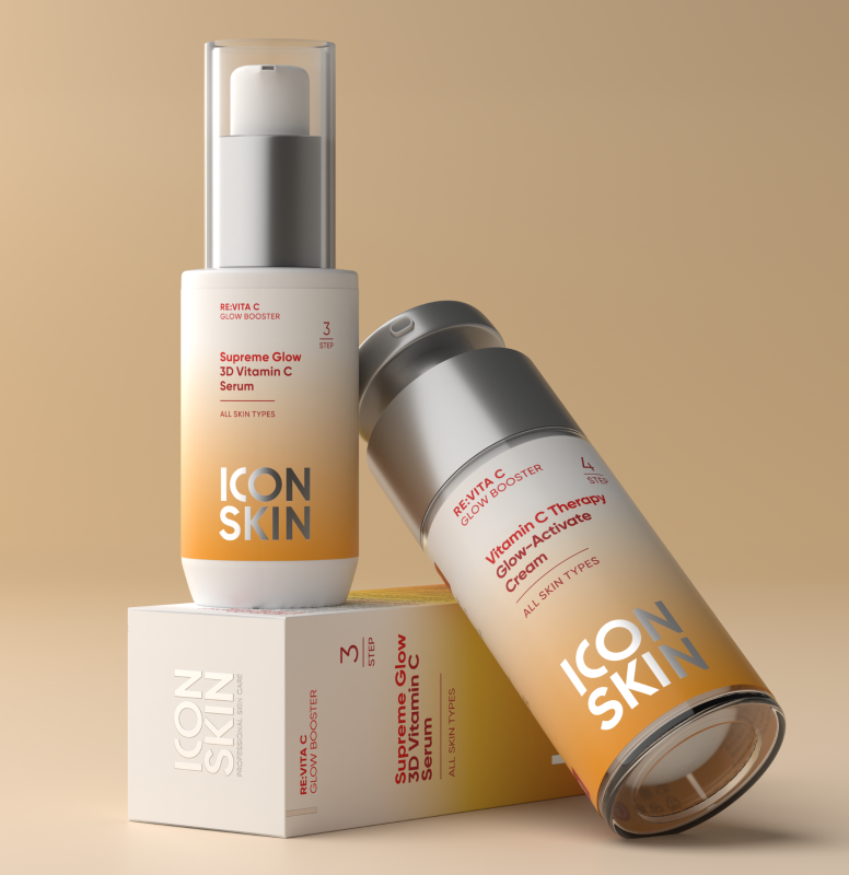 Фото: архивы пресс-службы Icon Skin. Cыворотка Supreme Glow и крем для лица с витамином С Vitamin C Therapy