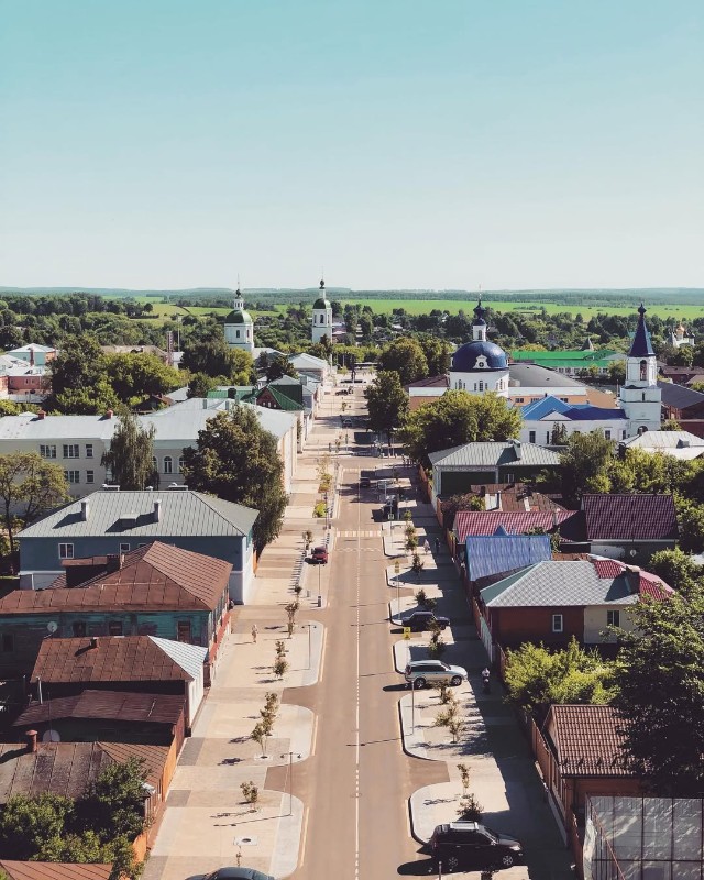 Вид на Зарайск. Фото: Евгений Елисеев / Клео.ру