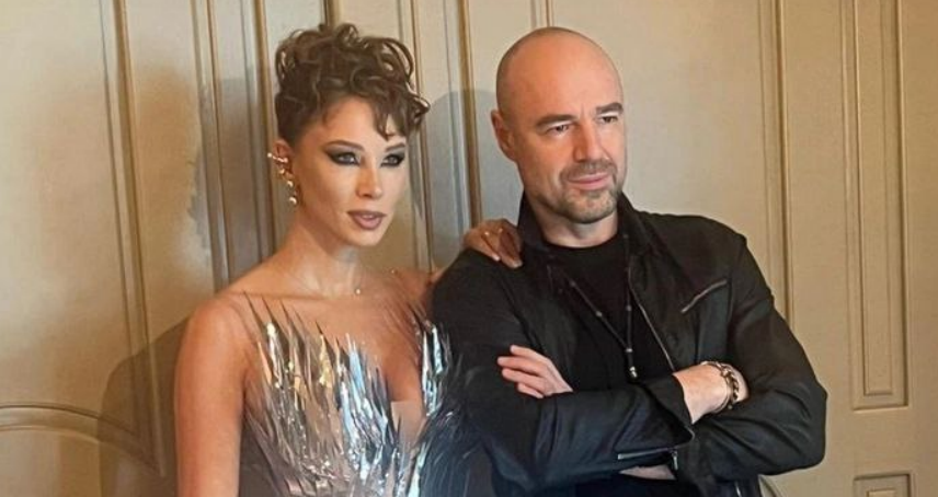 Полина Диброва и Роман Товстик. Фото: Telegram / @starhitru