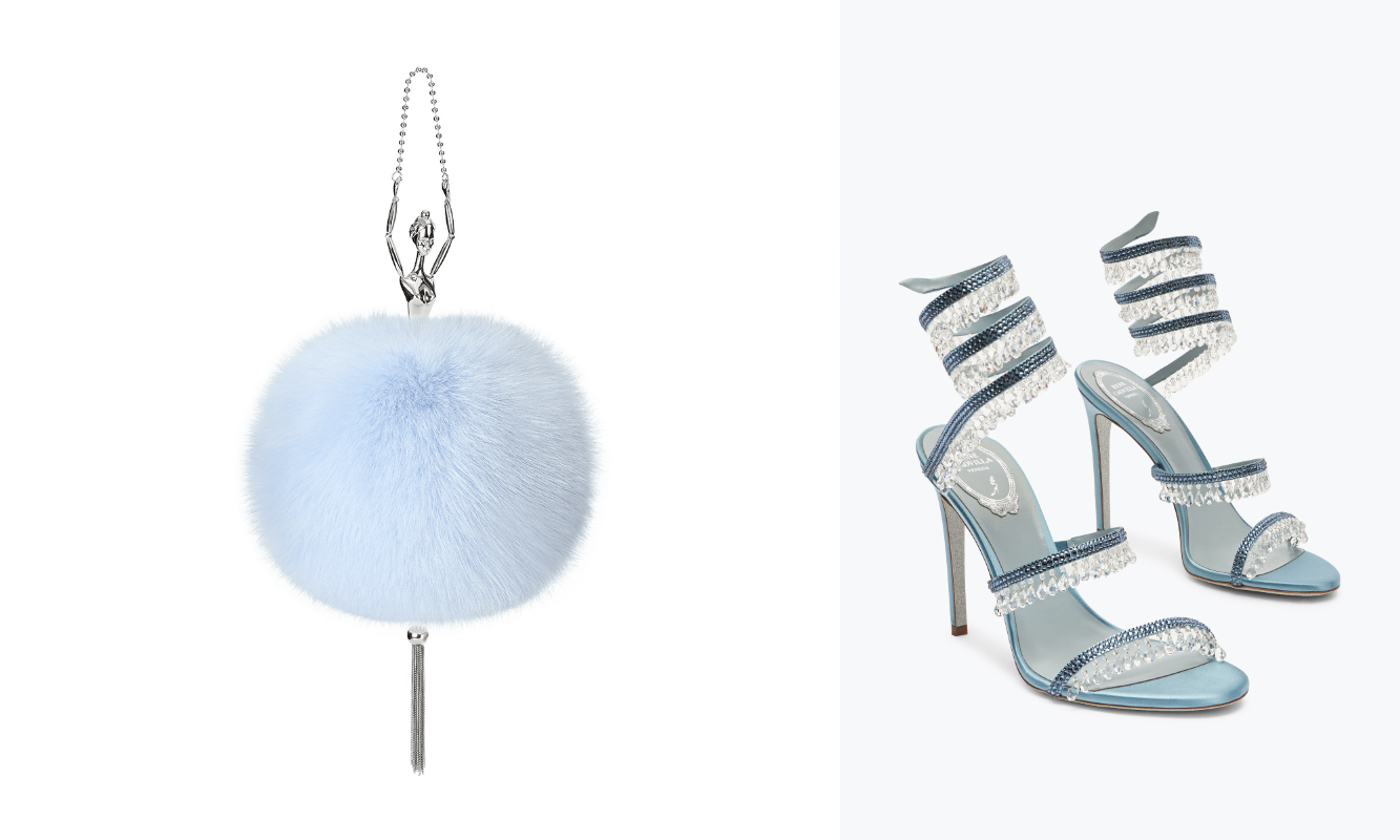 Фото: архив пресс-служб брендов Ulyana Sergeenko / ulyanasergeenko.com; Rene Caovilla / www.renecaovilla.com