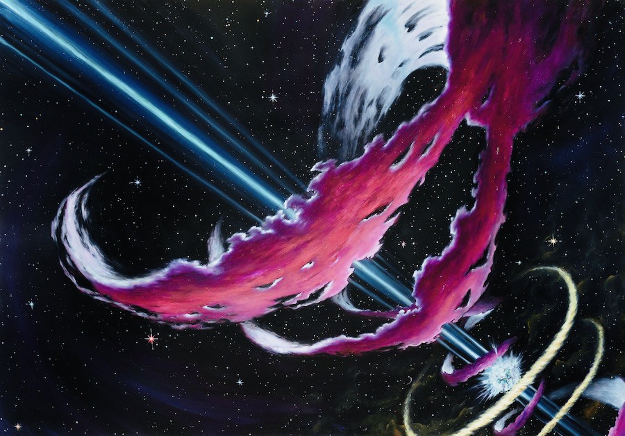 Проект планетарной туманности CAPOS(PN) 0008 "Заячья Спираль" Ростана Тавасиева. Предоставлено пресс-службой ММОМА