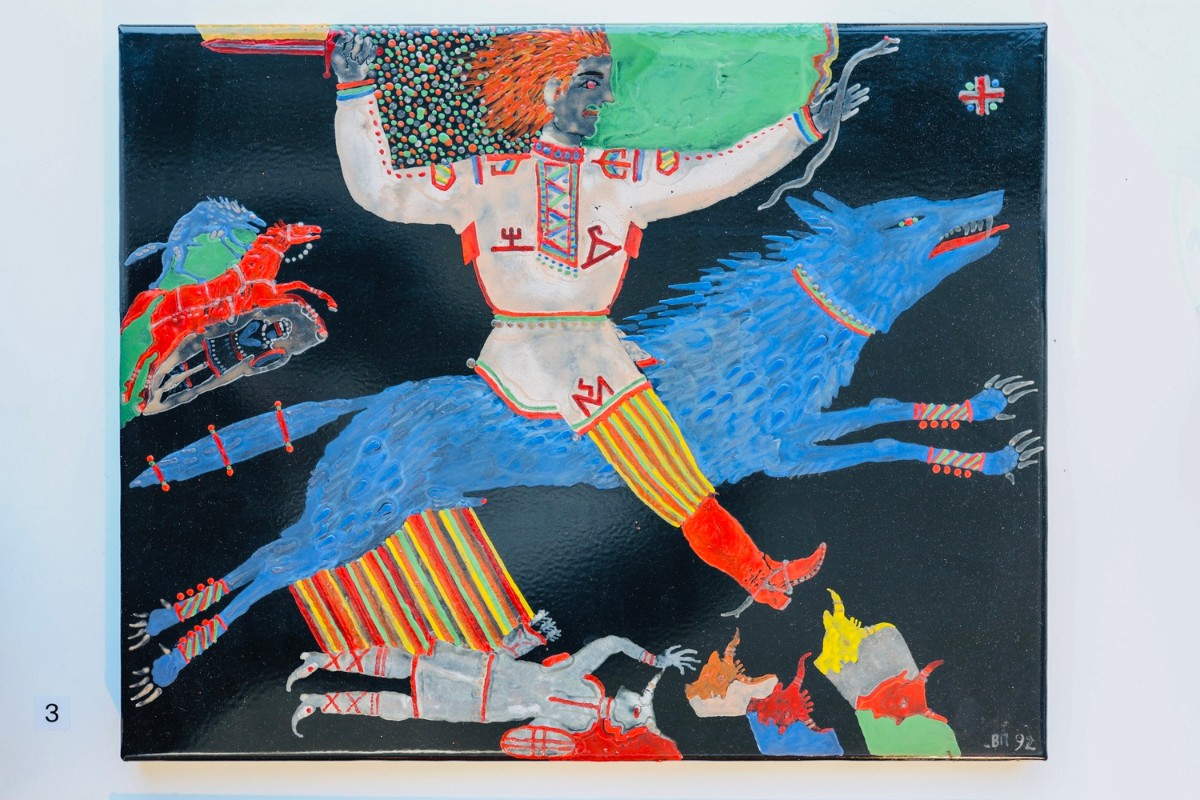 Фрагмент экспозиции выставки "Праски Витти: чувашский арьергард". Фото: Альберт Гимранов. Предоставлено пресс-службой Zaman Museum