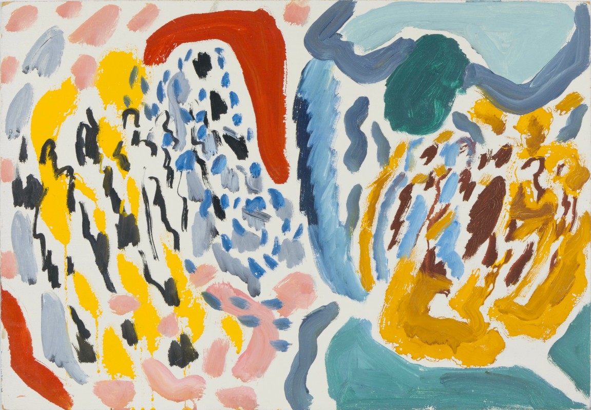 Картина Юрия Злотникова "Время. Пространство. Движение" (1980). Предоставлено пресс-службой галереи "Бизон"