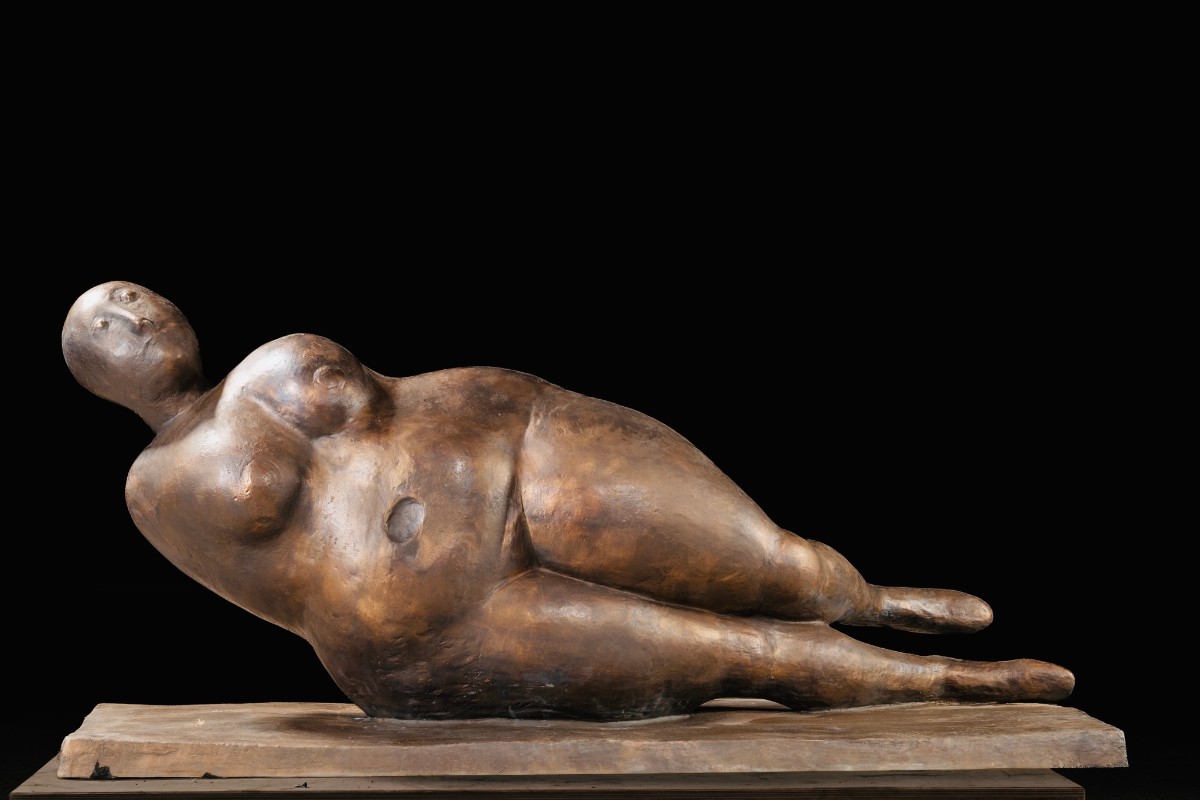 "Лежащая" Евгения Ротанова. Фото: Юрий Пальмин. Предоставлено пресс-службой Музея "ЗИЛАРТ"