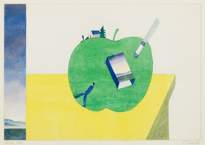 "Яблоко" (1971) Виктора Пивоварова. Из собрания Фонда "Синара". Предоставлено пресс-службой МАММ