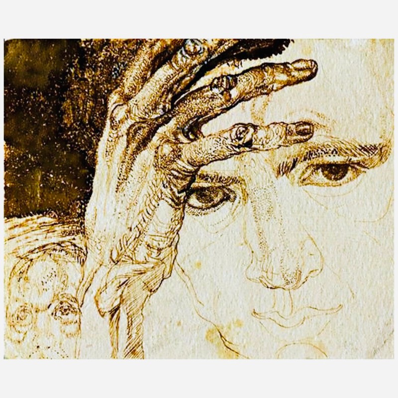 Автопортрет (1921) Павла Филонова. Из собрания Государственной Третьяковской галереи