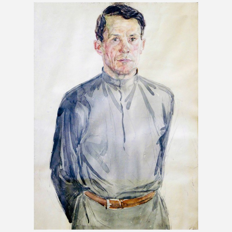 Автопортрет (1939) Аркадия Пластова. Из собрания Государственной Третьяковской галереи