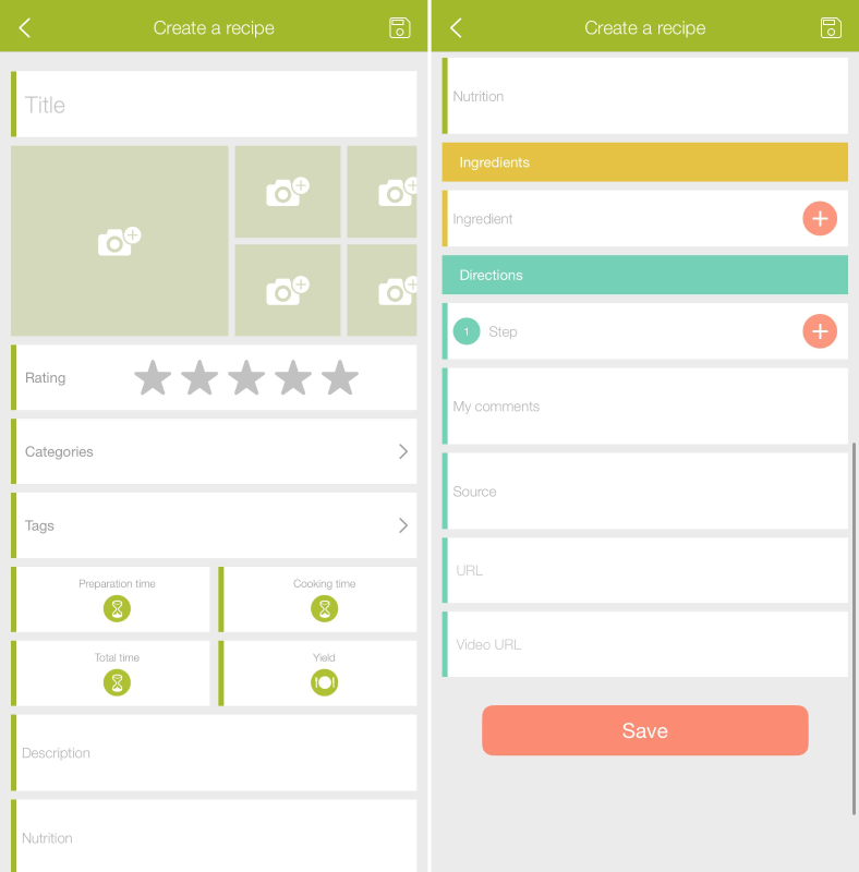 Скриншот приложения Cookmate