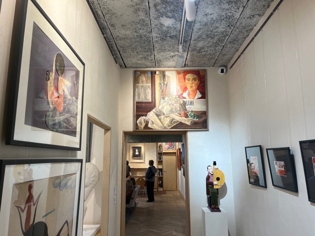 Фрагмент постоянной экспозиции в Центре "Масловка. Городок художников". Фото: Юлия Крышевич